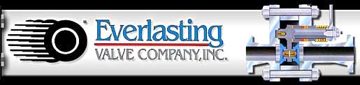 Everlasting Valve Company logo with valve illustration.