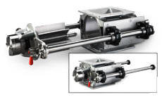 Industrial magnetic separator with metal components.